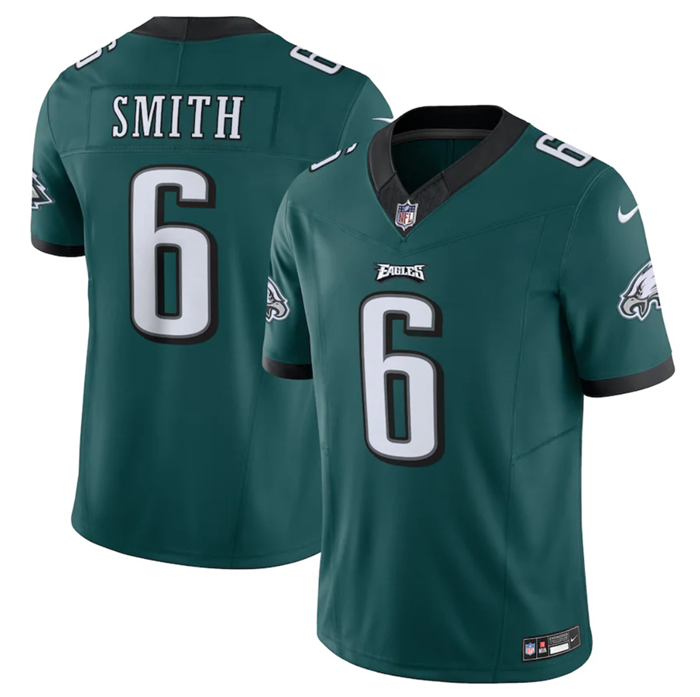 Philadelphia Eagles #6 DeVonta Smith Green 2023 F.U.S.E. Vapor Untouchable Limited Stitched Football Jersey